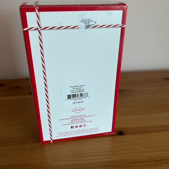 Lenox Santa 🎅 Ornament - Picture 7 of 13